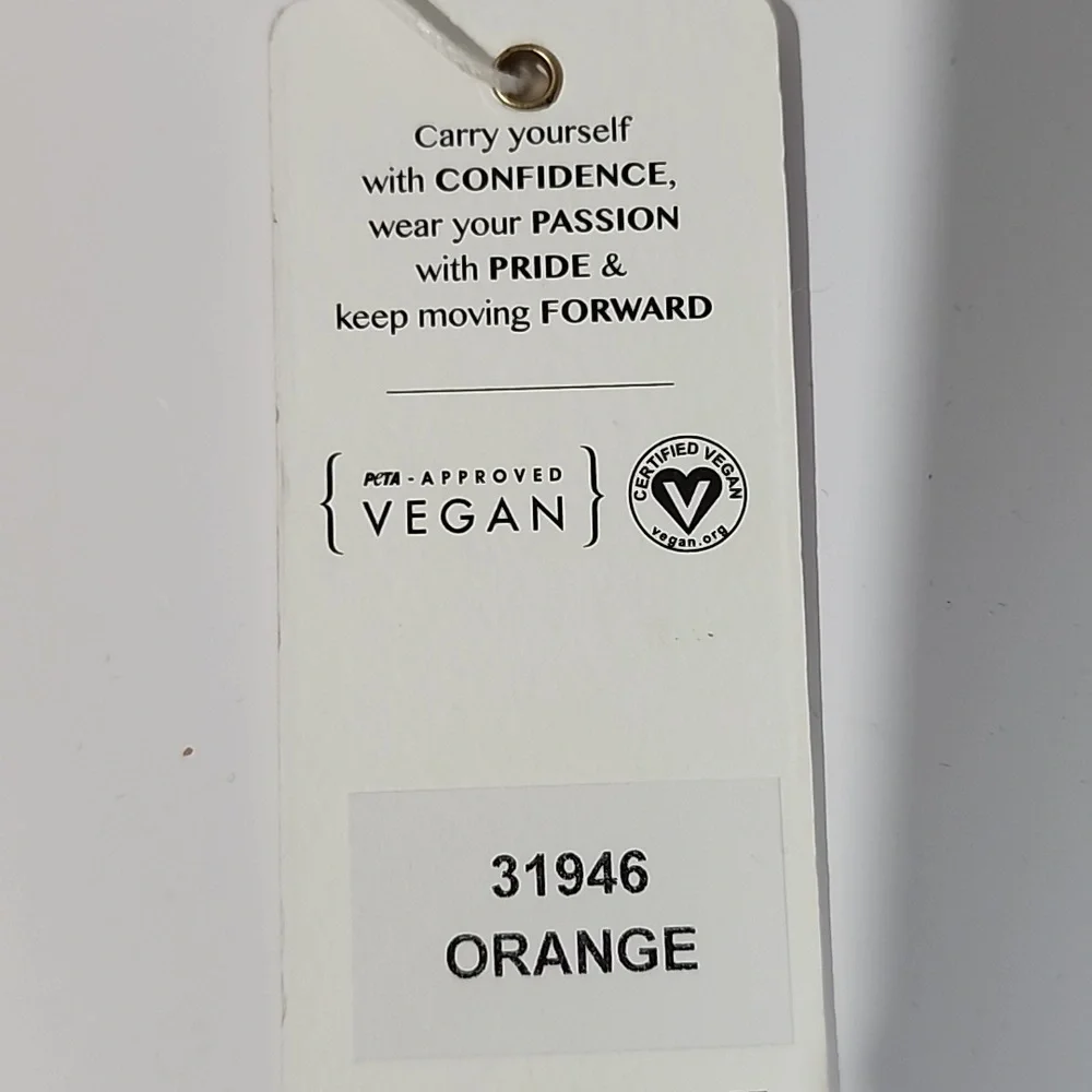 Urban Expresions Brand New Orange  Crossbody Bag Vegan